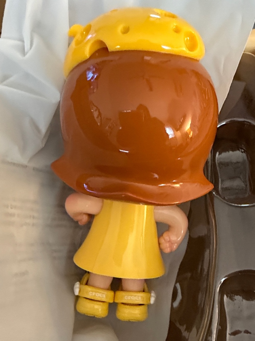 CROCS Angry Molly 'Angry Cheese' Yellow & Brown. 
Sealed box - Picture 2 of 6